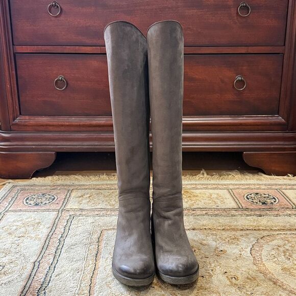 Sundance Catalog Women’s Sz 5.5-6/EU 36 Tall Rear Lace Up Leather Riding Boots - Picture 2 of 15